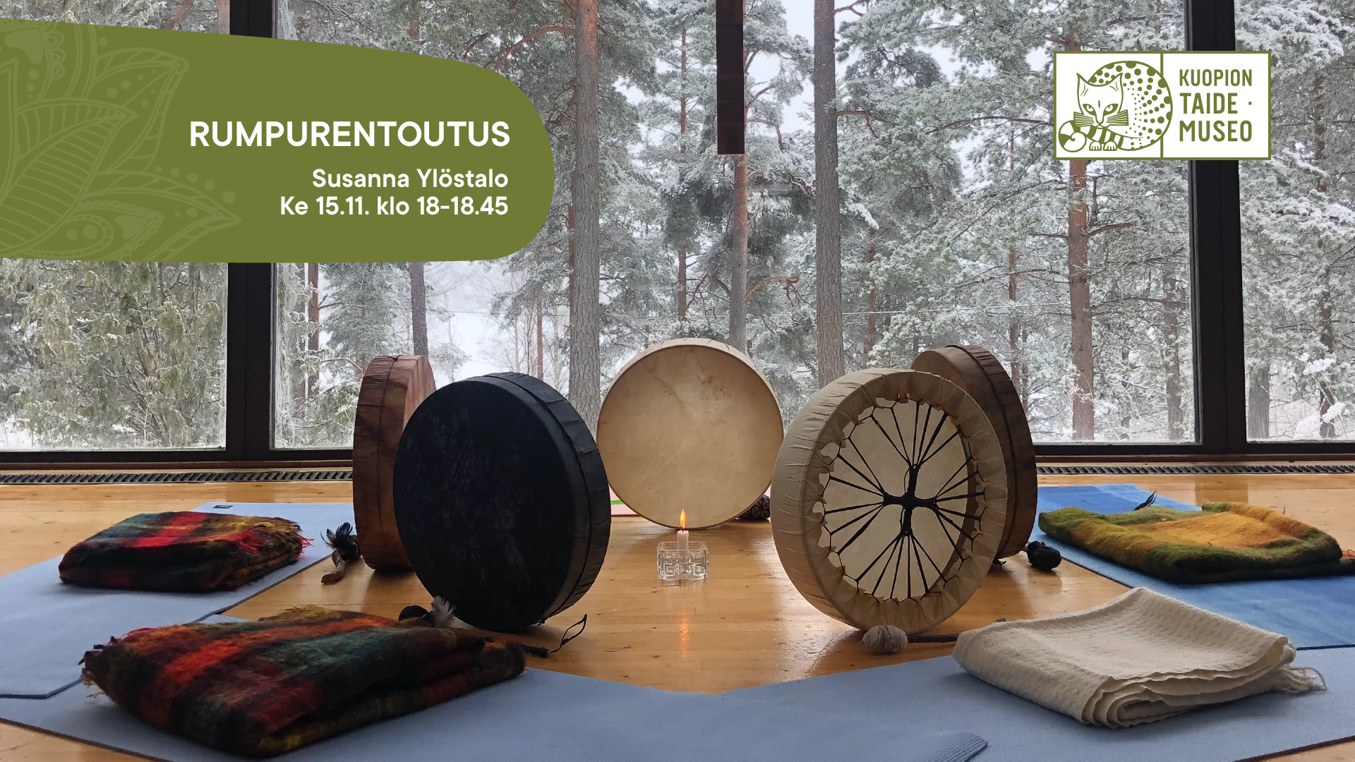 Rumpurentoutus Susanna Ylöstalo Ke 15.11. klo 18-18.45 Kuopion taidemuseo